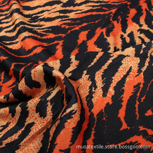 Stretch Printed Polyester Athletic Yoga Fabric